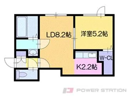 シャングリラ恵み野【2階】の間取り