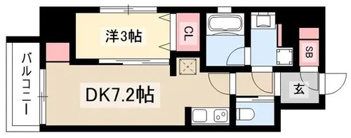 Blue Ocean Sako【2階】の間取り