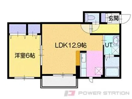 sunpark岩見沢(サンパーク岩見沢)【3階】の間取り