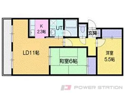 土屋ビル岩見沢【2階】の間取り