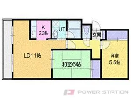 土屋ビル岩見沢【2階】の間取り