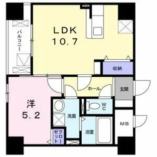 リフレスタ 吹上【8階】の間取り