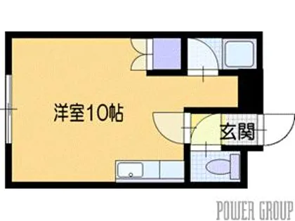 A・Sハイツ(S)【1階】の間取り