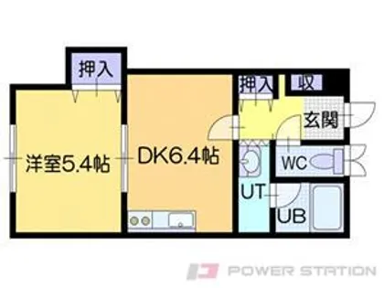 フォレストハイツ【2階】の間取り
