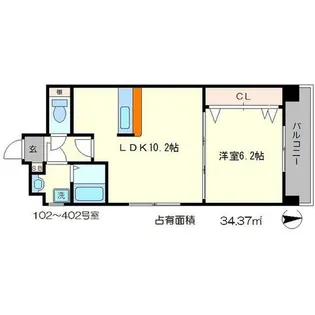 NOI 1st【4階】の間取り