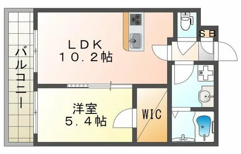 ジーメゾン垂水イースト2【2階】の間取り