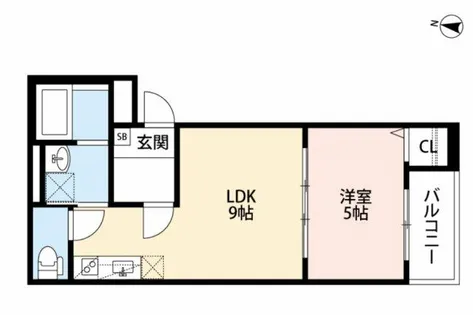 KOKORO【1階】の間取り