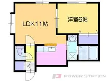 レーベンローザ【1階】の間取り