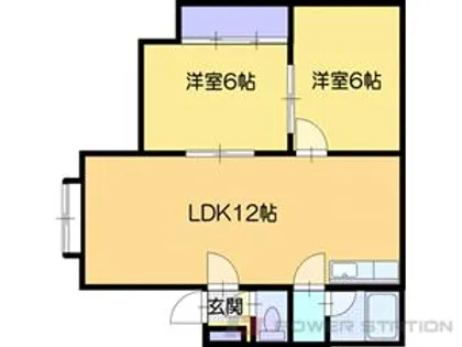 アベマンションI【2階】の間取り