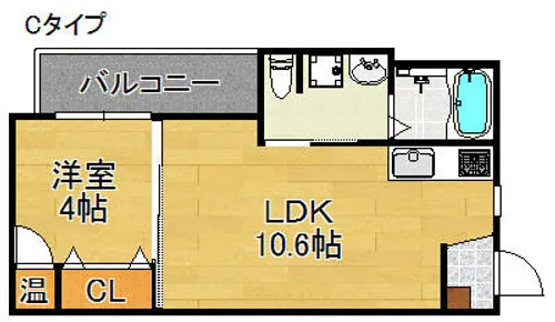 Fmaison住吉公園南【3階】の間取り