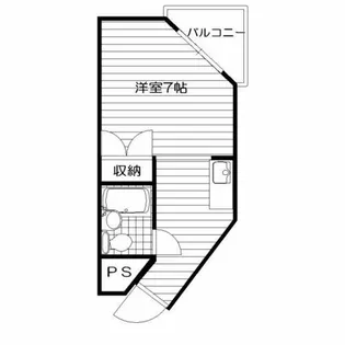 新星ビル上小阪【1階】の間取り