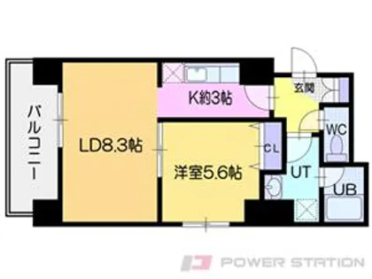 レフィナード【3階】の間取り