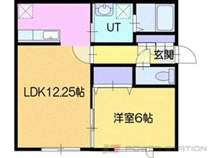 アレックスクラシック【1階】の間取り