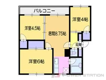 ヴィラナリー桜【2階】の間取り