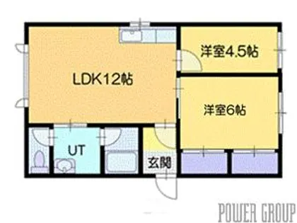ガーデンハウス川口2号棟【2階】の間取り
