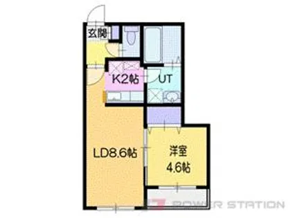 パーフェクトパートナーレジデンスA棟【5階】の間取り