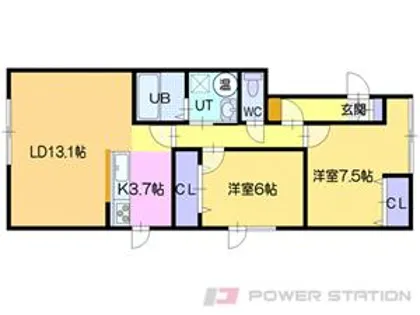 SJP The Class5【2階】の間取り