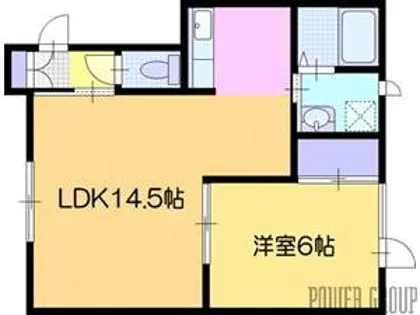 ファーストタウン江別【2階】の間取り