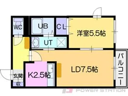 サンコート文京台【1階】の間取り