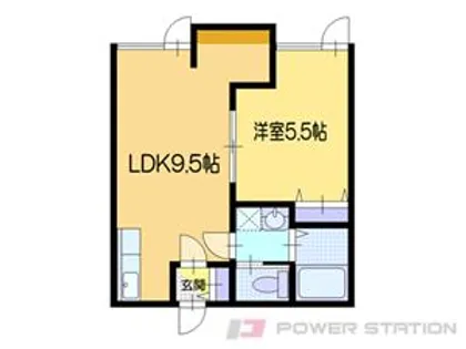 ジェランオタル1st【2階】の間取り