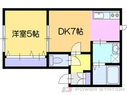 クリオ江別【1階】の間取り