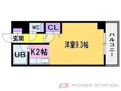 ハイコート文京台ウエスト【10階】の間取り