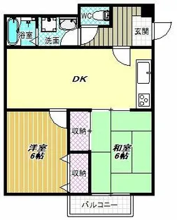 メゾン立部【2階】の間取り
