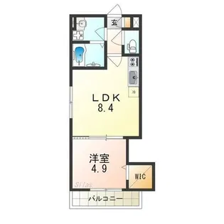 ジーメゾン泉大津ペルフェット【3階】の間取り