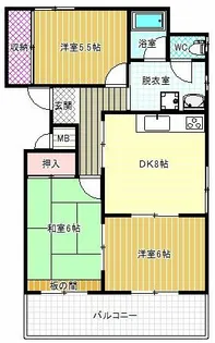 グレースコート青葉丘【2階】の間取り