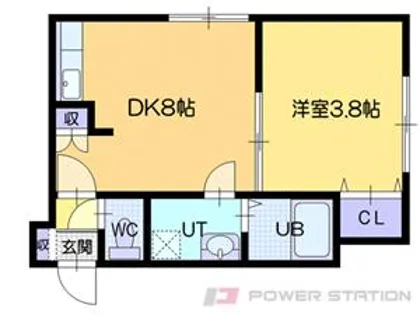 エルミタージュ【2階】の間取り