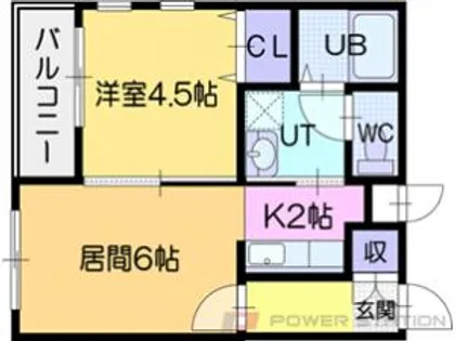 アレックス文京台【1階】の間取り