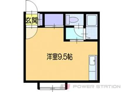 ベルノール文京台【1階】の間取り