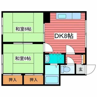 第3ハイツ近藤【1階】の間取り