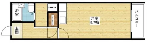 シャングリラみつもと【2階】の間取り