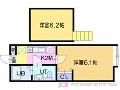グランジュール文京台【2階】の間取り