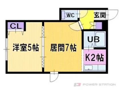ベルヒルズ【2階】の間取り