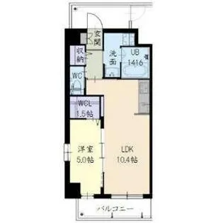 グランドソレイユ道下【4階】の間取り