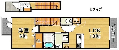 ジェミニ・カストル【2階】の間取り