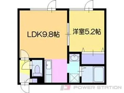 アパシオ439【1階】の間取り