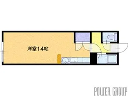 パワービル大麻駅前【4階】の間取り