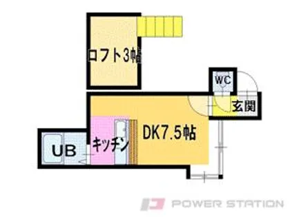 YTS40【3階】の間取り