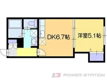 ベルコート文京台【1階】の間取り
