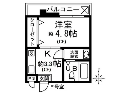 吉川屋ビル【4階】の間取り