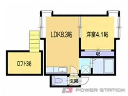 SONIA緑(ソニア)【1階】の間取り