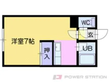 栄町ハイツⅡ【1階】の間取り