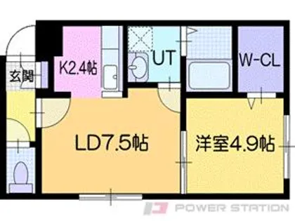 メゾン・ド・ソレイユB【4階】の間取り