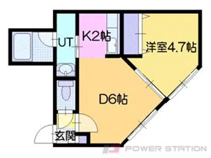 ルピア入船【2階】の間取り