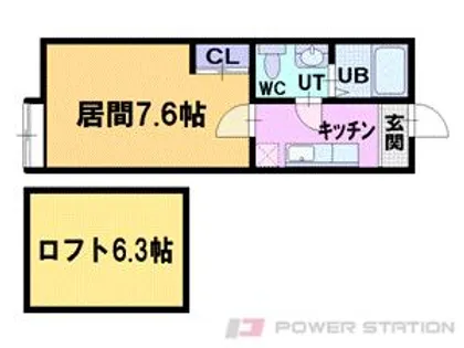 グラサージュ【1階】の間取り