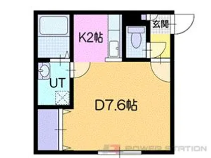 マリオット恵庭North【1階】の間取り