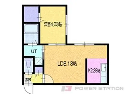 スカイリヴェール【1階】の間取り
